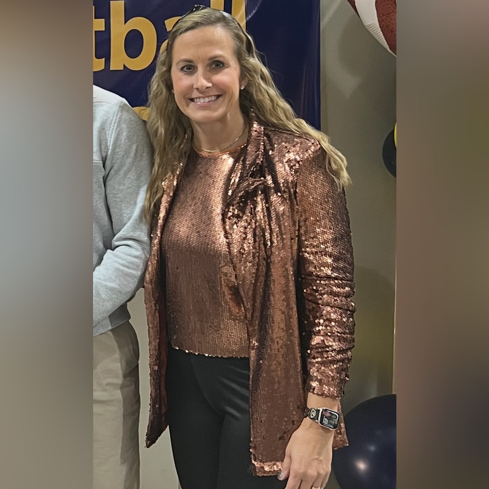 Sequin jacket with matching tank - image 6